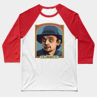 Vic Chestnut - Original Fan Art Illustration Design Baseball T-Shirt